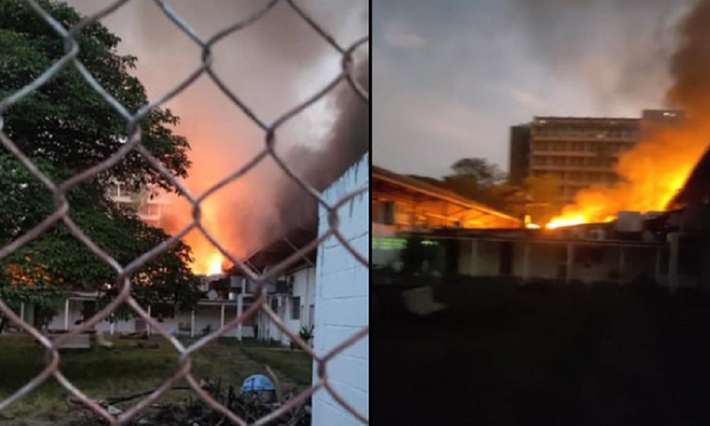 Imagen de la noticia: Caracas: Voraz incendio en la UCV.(fotos y vídeos)