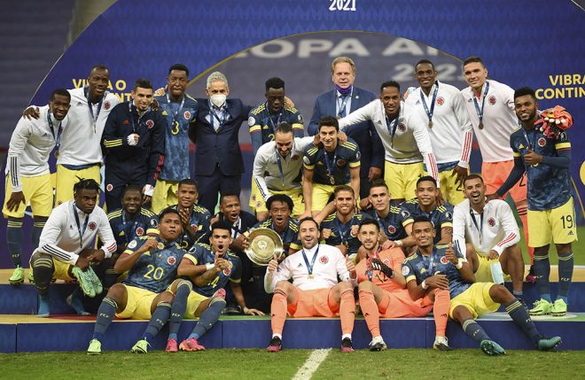Imagen de la noticia: Copa America: Colombia derrota a Perú (3-2) y se queda con el tercer lugar