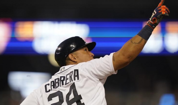 Imagen de la noticia: Mlb: Cabrera duplicó y quedó a 60 hits de los 3 mil