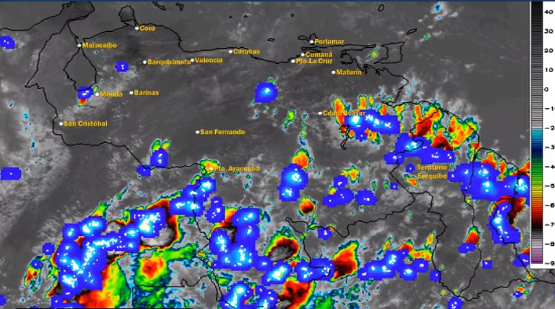 Imagen de la noticia: Inameh: Se prevé fuertes lluvias en las próximas 24 horas en oriente y centro del país