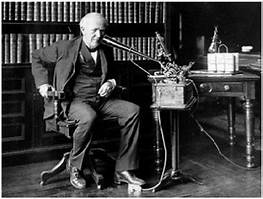 Imagen de la noticia: Un día como hoy, 30 de agosto en la historia: 1879 Thomas A. Edison presenta su primer aparato telefónico.