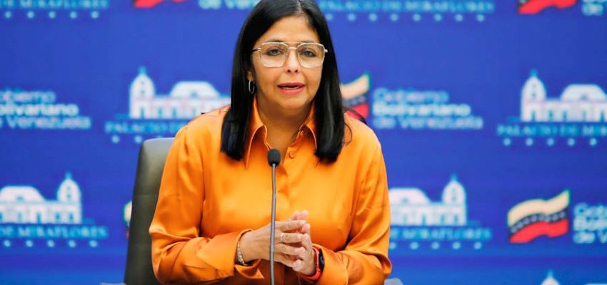 Imagen de la noticia: Delcy Rodríguez: Lo del Banco de Venezuela, es un ataque informático registrado desde EE UU