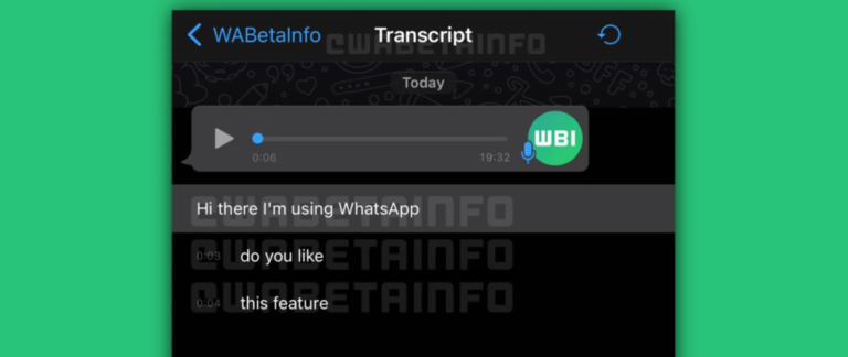 Imagen de la noticia: WhatsApp agregó para iOS la función de transcripción de mensajes de voz