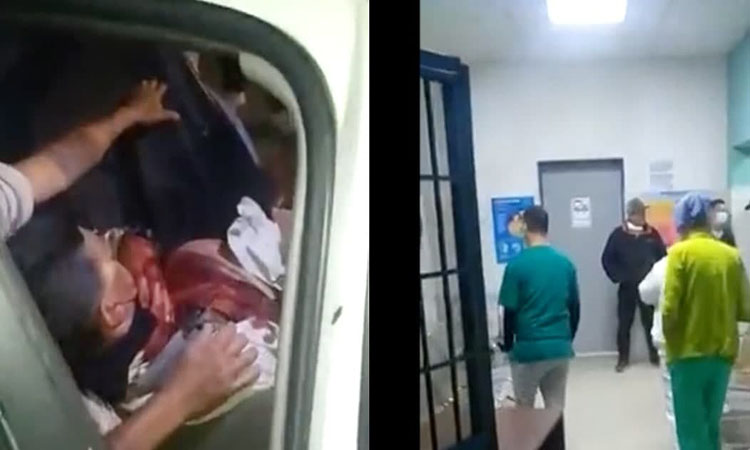 Imagen de la noticia: Caracas: Hombre se cortó el cuello y no lo atendieron porque en el hospital no había ni guantes.(vídeo)