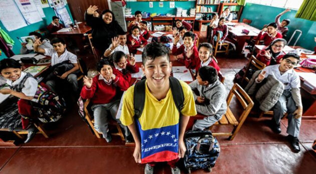 Imagen de la noticia: España: Escolarización de niños venezolanos en Madrid aumenta un 121 %