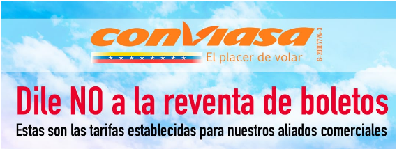 Imagen de la noticia: Hasta US$2.000: Los precios de los boletos aéreos de Conviasa desde Venezuela hacia Chile, Argentina, México y Perú