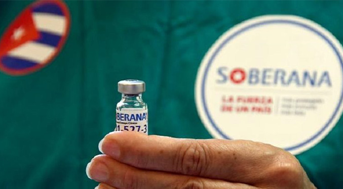 Imagen de la noticia: Venezuela recibe un millón de dosis de la vacuna cubana Soberana Plus