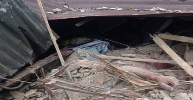 Imagen de la noticia: Municipio Baralt: Un muerto tras derrumbarse una casa de barro