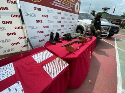 Imagen de la noticia: Municipio Baralt: CONAS recuperó prendas militares, municiones y vehículos en escondite del “Cagón”