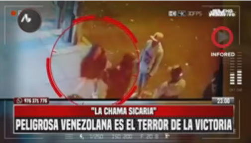 Imagen de la noticia: Perú: Policía busca a “la chama sicaria”, peligrosa asesina venezolana. (video sensible)
