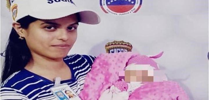 Imagen de la noticia: Estado Tachira: Rescatan a una niña de seis días de nacida que había sido raptada en Valencia