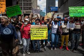 Imagen de la noticia: El sector educativo de Venezuela persiste en las calles con reclamos salariales