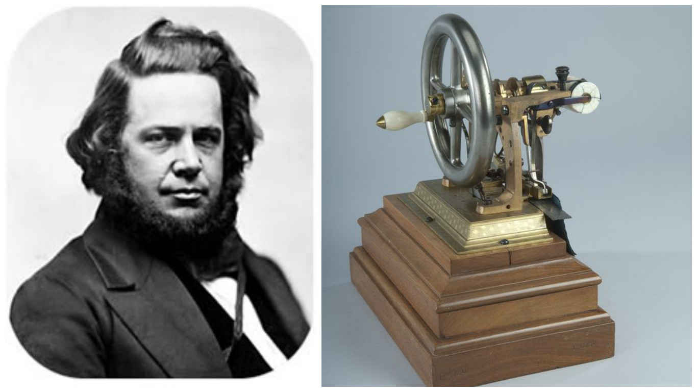 Imagen de la noticia: Un día como hoy, 10 de septiembre en la historia: -1846 Elias Howe patenta su máquina de coser.
