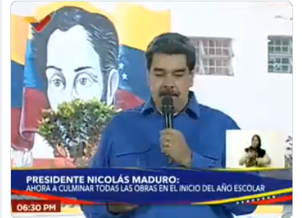Imagen de la noticia: Nicolas Maduro: “Más de 8 millones de estudiantes acudieron a clases”