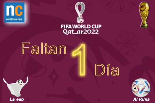 Imagen de la noticia: Mundial Qatar 2022: Falta 1 día para el inicio del campeonato del mundo