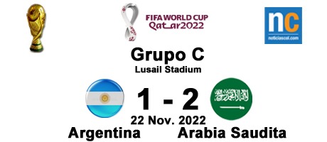 Imagen de la noticia: Mundial Catar 2022: Arabia Saudita da la primera sorpresa al ganarle a Argentina 2-1