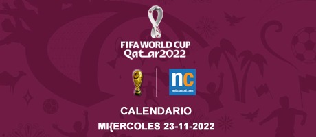 Imagen de la noticia: Mundial Qatar 2022: Juegos para este miércoles 23 de noviembre