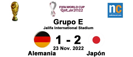 Imagen de la noticia: Mundial Catar 2022: Japón sorprende y vence a Alemania 2 goles por 1