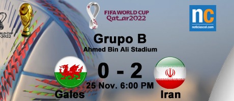 Imagen de la noticia: Mundial Catar 2022: Gales cae ante Irán 2 goles por 0