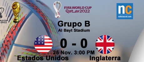 Imagen de la noticia: Mundial  Qatar 2022: Inglaterra empata con Estados Unidos sin goles dejando un cerrado Grupo B
