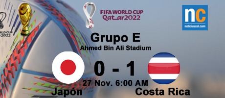 Imagen de la noticia: Mundial Qatar 2022: Costa Rica suma su primera victoria al vencer a Japón 1-0