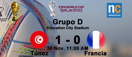 Imagen de la noticia: Mundial Catar 2022: Túnez sorprende a Francia pero cae eliminada