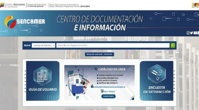 Imagen de la noticia: Sencamer habilita catálogo en línea de Normas Covenin y reglamentos técnicos