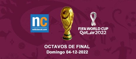 Imagen de la noticia: Mundial Catar 2022: Juegos para este domingo 4 de diciembre (Octavos de final)