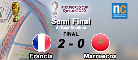 Imagen de la noticia: Mundial Qatar 2022: Francia derrotó 2-0 a Marruecos y enfrentará a Argentina en la final