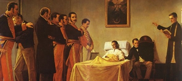 Imagen de la noticia: Hoy 17 de Diciembre de 1830 fallece Simón Bolívar