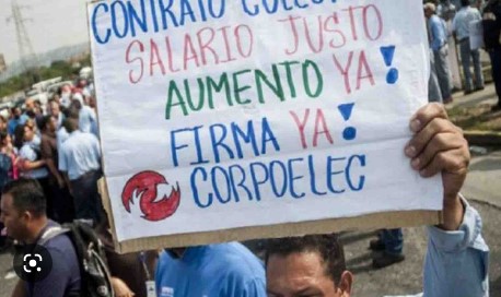 Imagen de la noticia: Estado Zulia: Trabajadores de Corpoelec exigen reivindicaciones salariales