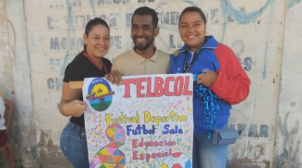 Imagen de la noticia: Municipio Cabimas: Realizan en Telbcol I Festival Deportivo Fútbol Sala Educación Especial