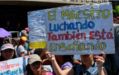 Imagen de la noticia: Estado Zulia: Para este jueves 9 de febrero, docentes anuncian acciones de calle