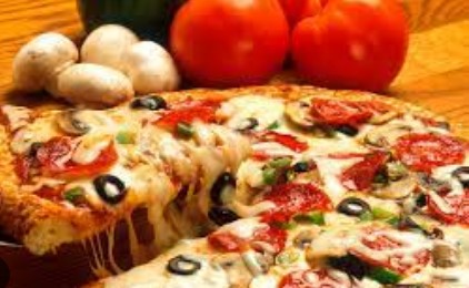 Imagen de la noticia: Pizza de champiñones y queso