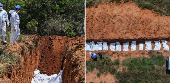 Imagen de la noticia: Panamá: Autoridades enterraron a 13 migrantes no reclamados ni identificados tras el trágico accidente de autobús