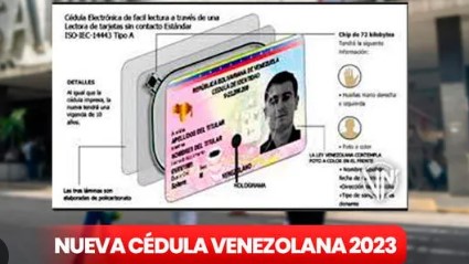 Imagen de la noticia: Así será la nueva cédula de identidad venezolana