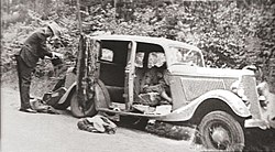 Imagen de la noticia: Un día como hoy, 23 de mayo en la historia: 1934 en Estados Unidos Bonnie y Clyde fueron asesinados.