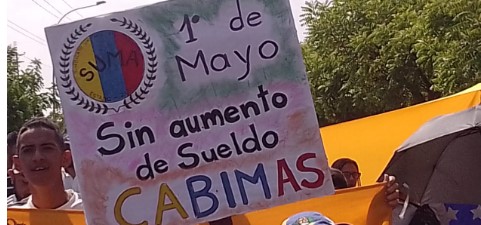 Imagen de la noticia: Municipio Cabimas: Fuerza laboral salió a marchar para exigir mejores condiciones salariales