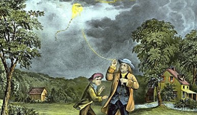 Imagen de la noticia: Un día como hoy, 5 de junio en la historia: 1752 Benjamin Franklin prueba que el rayo es electricidad