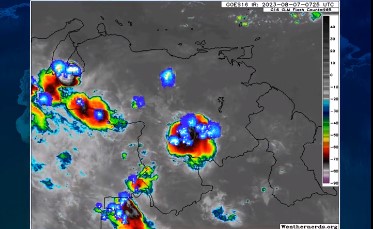 Imagen de la noticia: Inameh: Para este 7 de agosto se prevé precipitaciones de intensidad variada, algunas con actividad tormentosa