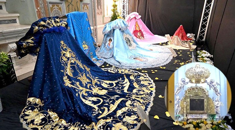 Imagen de la noticia: Bendecidos los mantos que lucirá La Chinita durante las fiestas patronales