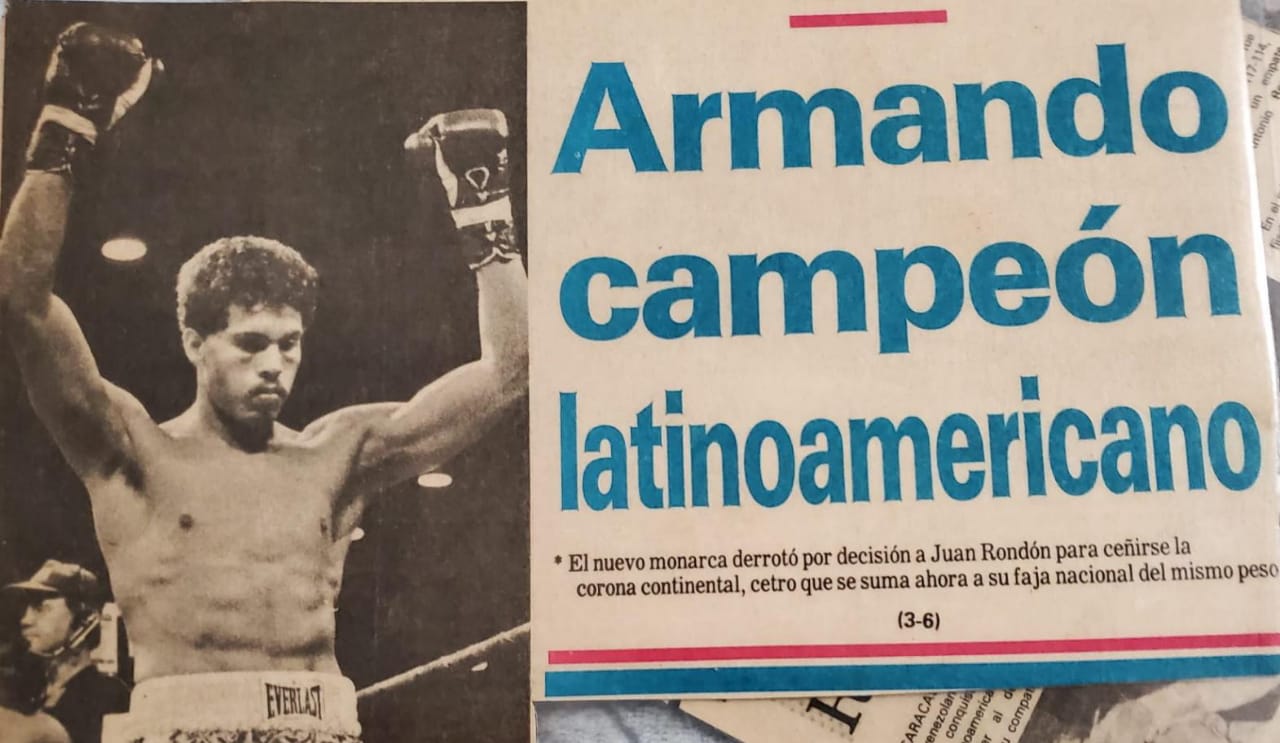 Imagen de la noticia: Boxeador Armando Rodríguez: “Entrenaba mucho y sigo enamorado de mi deporte”