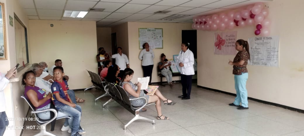 Imagen de la noticia: Municipio Cabimas: Ambulatorio Federación I realizó actividades en el marco del Día Mundial de la Lucha Contra el Cáncer de Mama