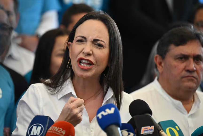 Imagen de la noticia: María Corina Machado se vuelve el motor de la campaña de la oposición